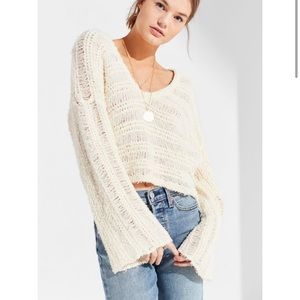 Urban Outfitter bell-sleeve fringe sweater